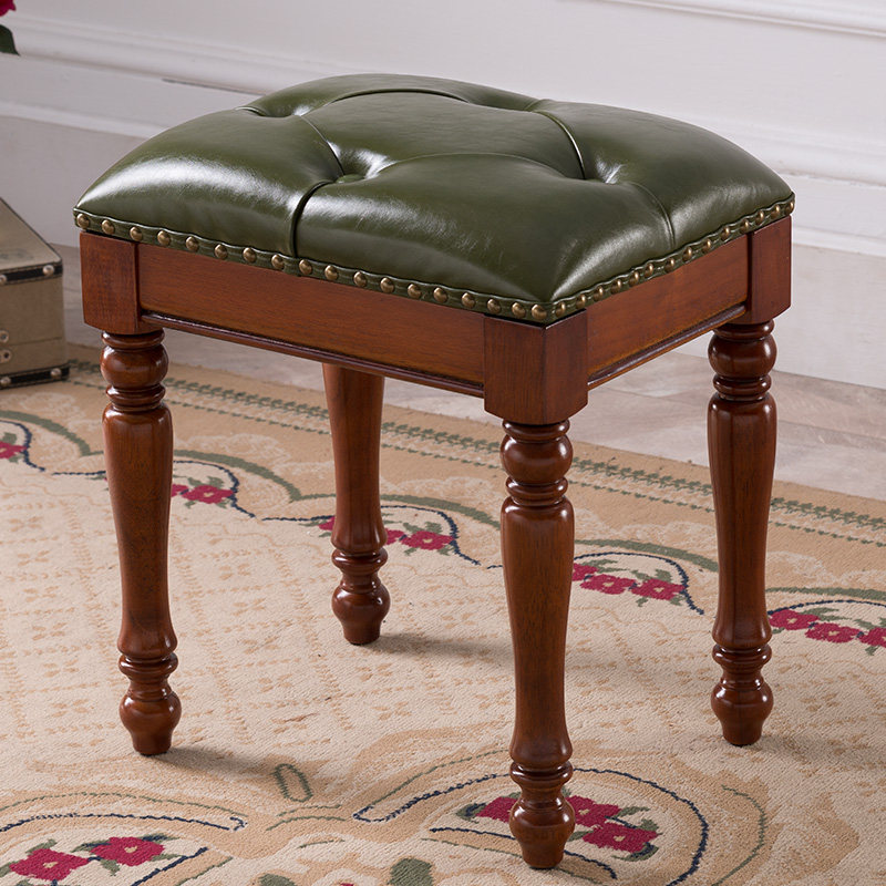 美式实木妆台凳化妆凳子欧式实木梳妆凳换鞋凳卧室妆凳古筝凳琴凳,住宅家具,梳妆凳,淘宝优惠券,粉丝福利购,淘宝优惠卷