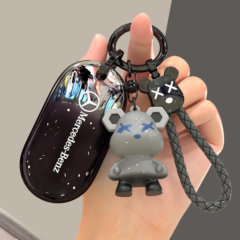 奔驰c260l钥匙套e300l高级感glc300l车内饰品c男女士s400壳扣包