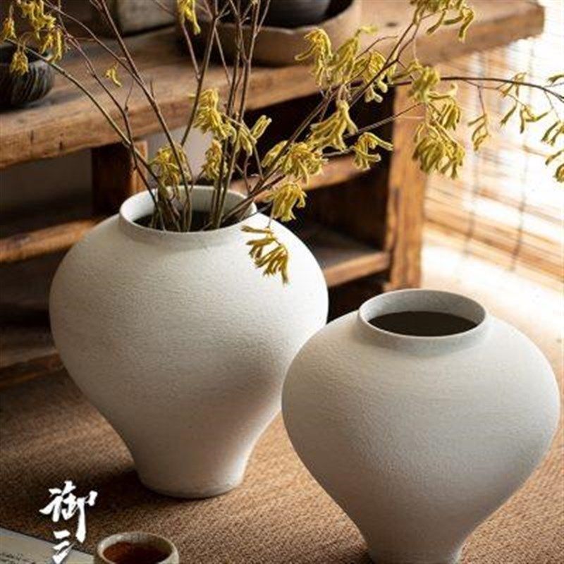 景德镇客厅花瓶干花花器摆件客厅插花陶瓷水培白色中式禅意插鲜花,家居饰品,家饰软装搭配套装,淘宝优惠券,粉丝福利购,淘宝优惠卷