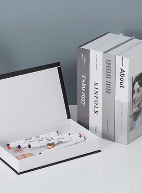 休闲假书装饰书饰品摄影道具书代模型大厅办公书柜创意人工书