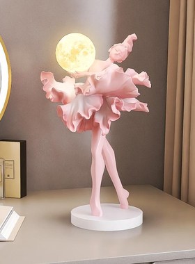 艺术摆件轻奢高级感客o厅电视柜小夜灯玄关斗柜生日礼物女乔迁新