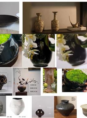 软装样板间售楼处花器摆件