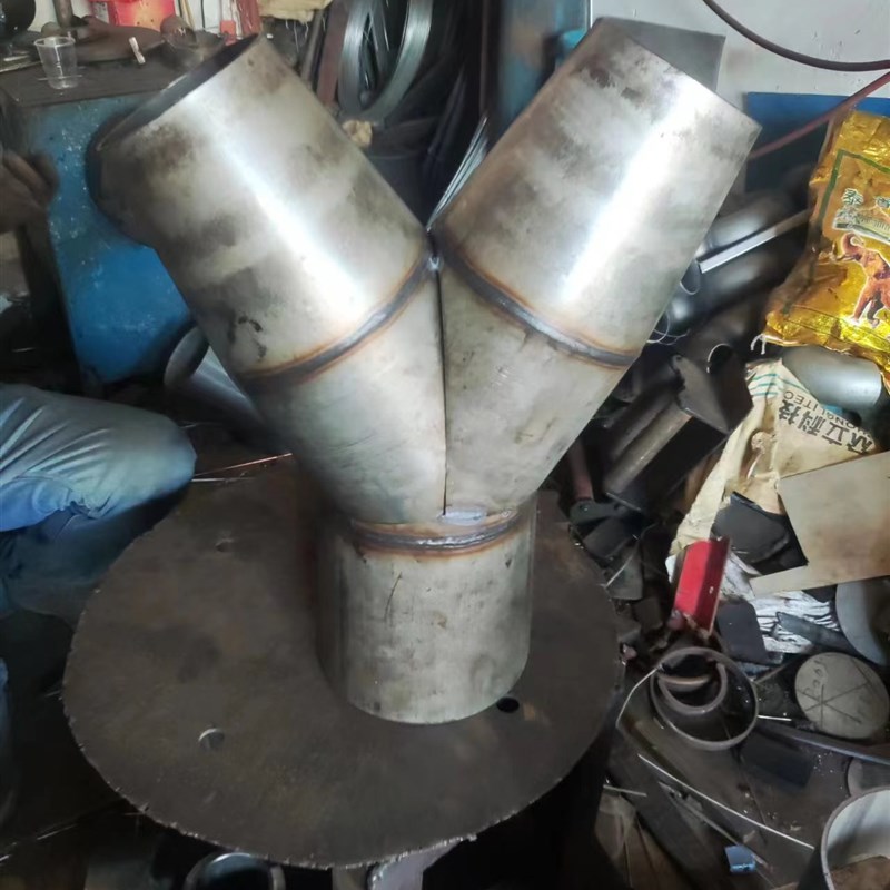 厂家定制不锈钢斜四通斜三通R湾P湾S湾清扫口检查口人字顺水三通