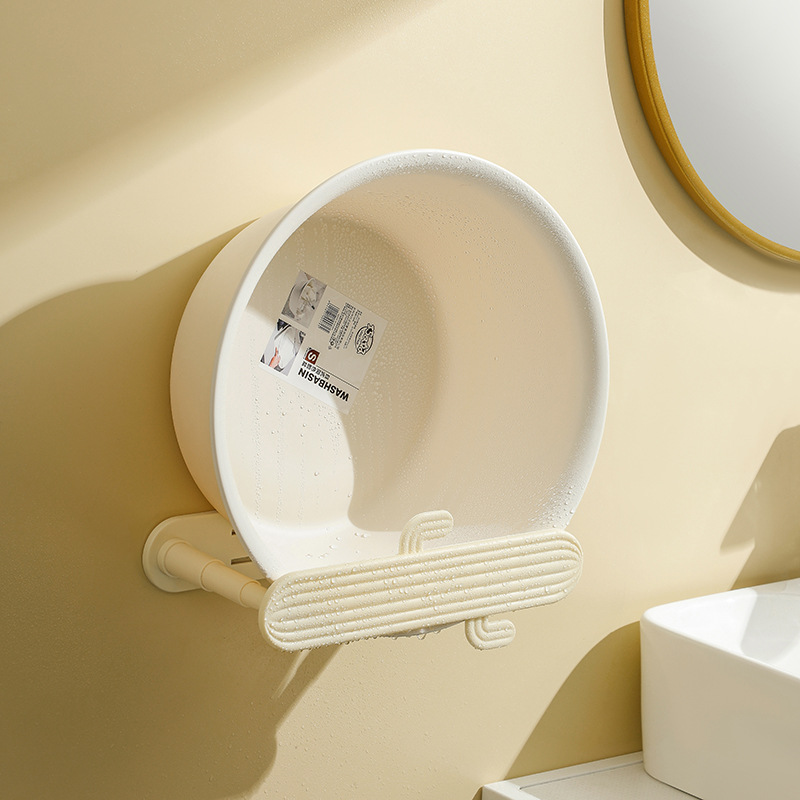 可伸缩衣架d收纳器免打孔家用阳台壁挂晾衣架整理架多功能置物架