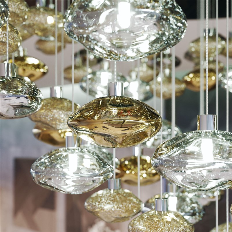 空中创意挂饰琉璃球会所空中抽象中庭工程吊饰创T意土豆玻璃挂饰
