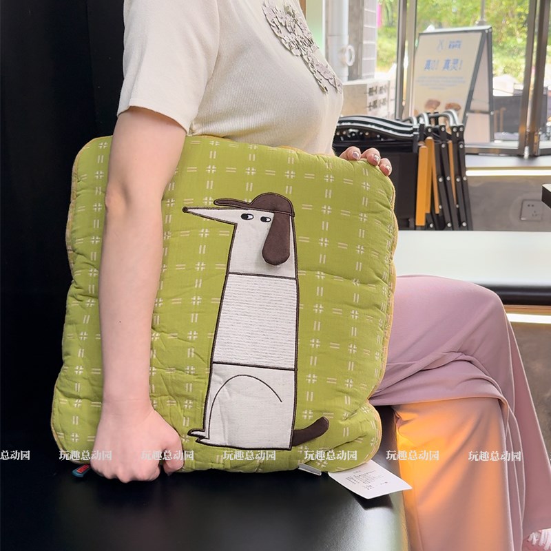 萌帮动物抱枕被子两用办公室午睡B枕头靠垫车载毯子二合一汽车靠