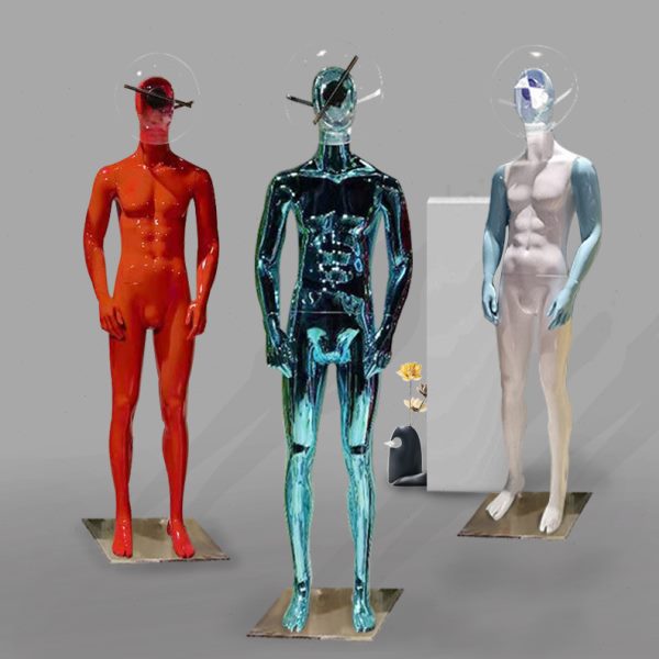 模特全身展示架橱窗人偶模特女道具3D全息显示屏假人体潮服模特