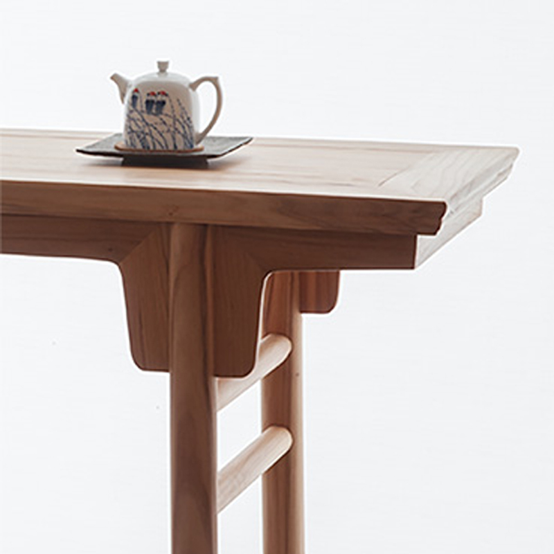 明式平头案新g中式入户玄关桌靠墙边桌条几走廊窄条案长条供桌