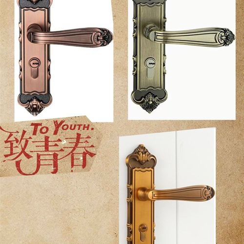 欧式复古锌合金大50双舌青古铜红古铜黄古铜卧室房门锁实木门锁