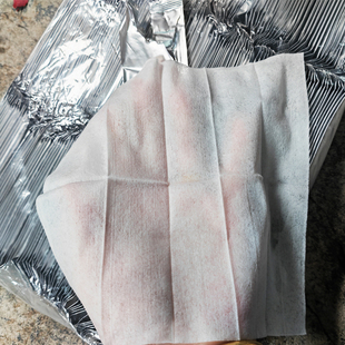 餐饮外卖烧烤酒店火锅可定制Log 包邮 单片独立包装 湿纸巾300片全国