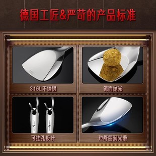 三四钢一人食迷你小锅铲316L不锈钢家用小号炒菜铲子户外短柄汤勺