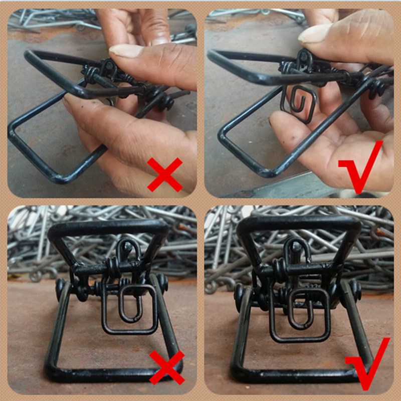 地老鼠夹地爬子田鼠夹地鼠夹鼢鼠捕捉器扑抓蛤蛤地羊仓鼠工具