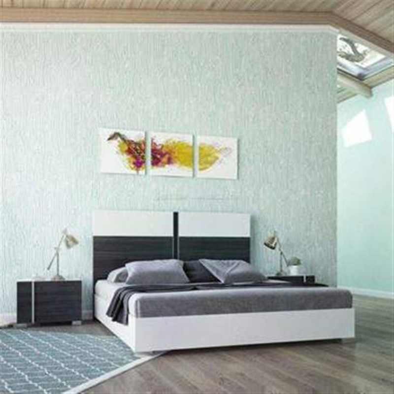 现代轻奢素色无缝墙布高精密提花壁布无I纺布卧室客厅别墅家居建