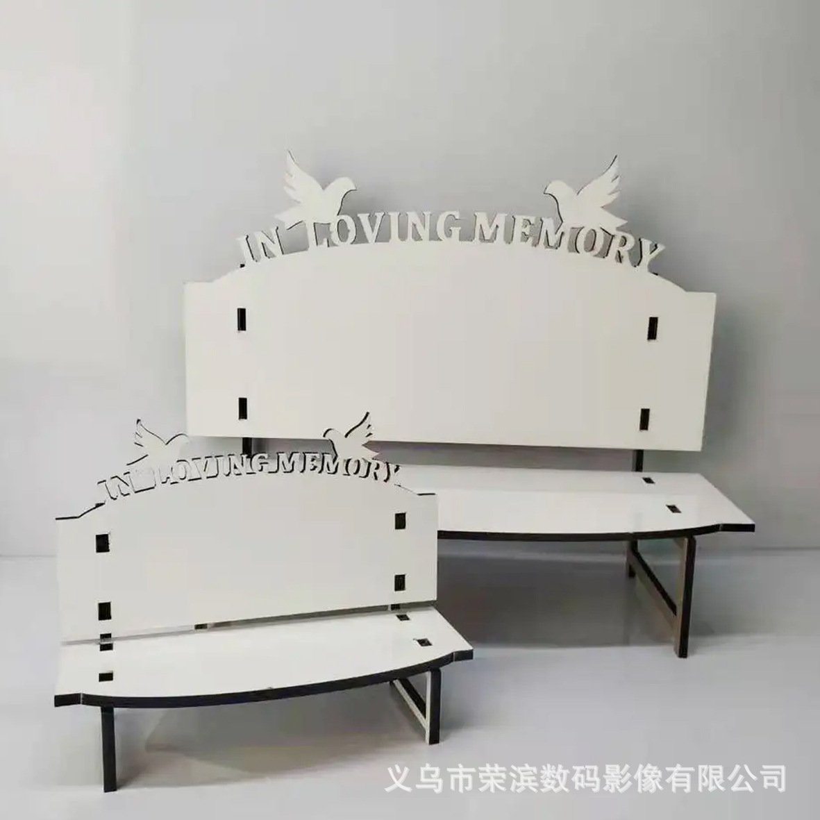 新款单面空白热转印mdf长凳 热升华椅子装饰品ebay amazon