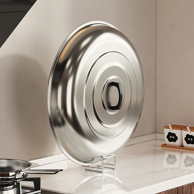 厨房304不锈钢锅盖架子台面坐式菜板G砧板案板放置架器大号收纳架