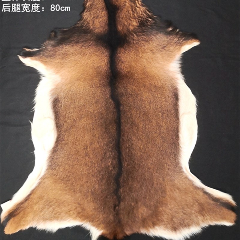 整张山羊皮壁挂毯沙发椅垫宠物垫影视拍摄背景夏U季凉垫皮毛一体