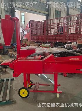 稻草皇草场铡草揉丝机 玉米棒饲粉碎料机 牛羊猪PII养殖切草竹机