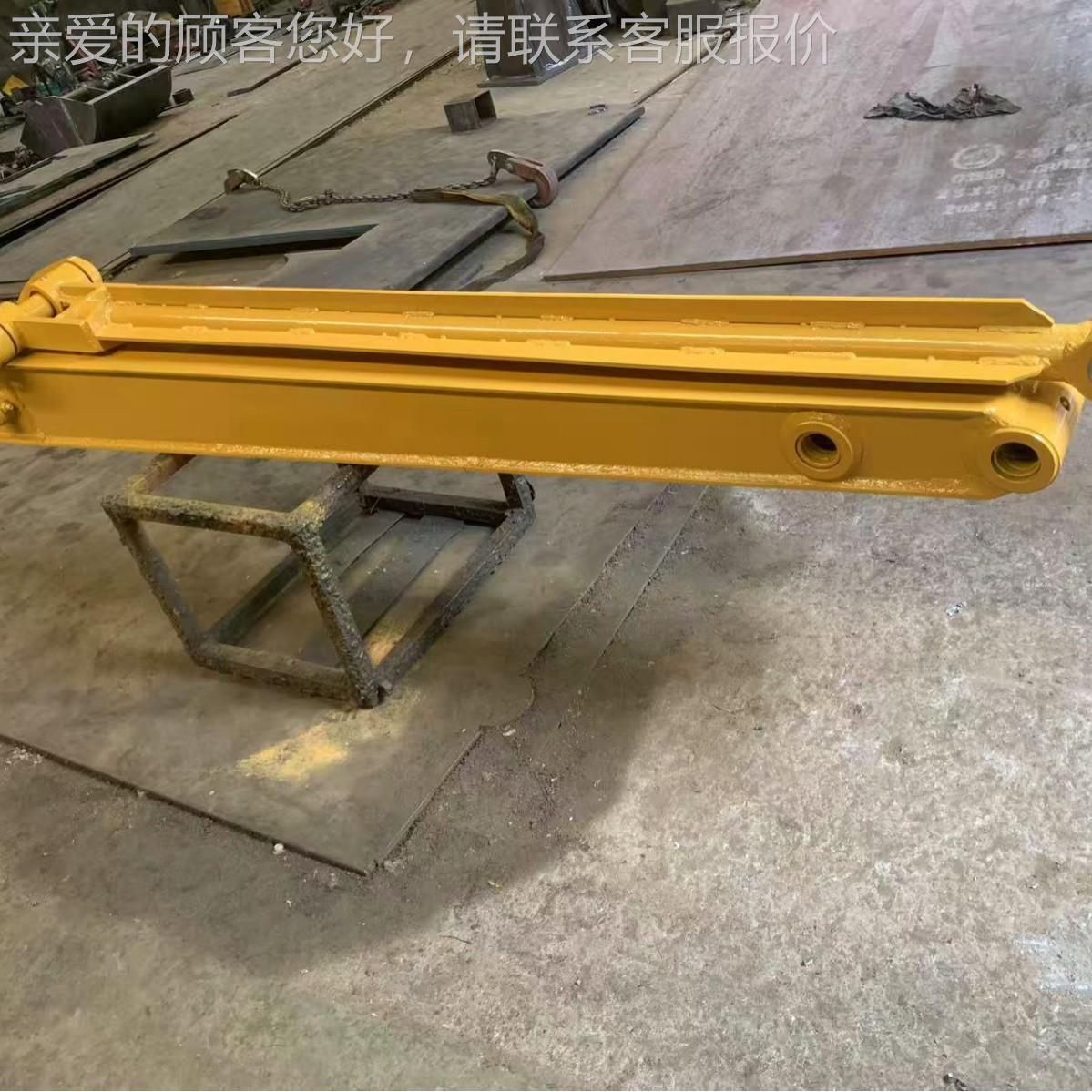 挖掘机小加臂长标准大臂FLF大臂挖机加长节斗杆三伸缩打桩拆迁臂