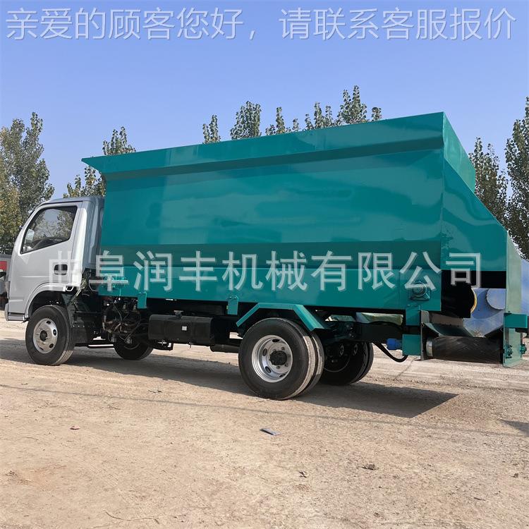 自动化羊场日粮喂草车柴电BKS动三轮饲设草投撒料机5立方油牛羊草