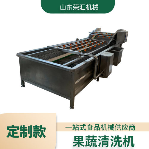 供应喷淋气泡蔬菜清洗机 全自动葡萄清洗机 不锈钢芹菜清洗机