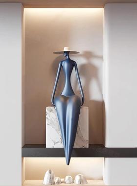 抽象人物艺术雕塑客厅卧室创意装饰酒店大堂玄关售楼处人形大摆件