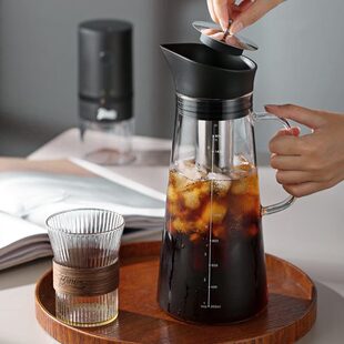 Bincoo冷萃壶家用玻璃咖啡壶大容量过滤萃取壶冲泡器具冰滴冷泡瓶