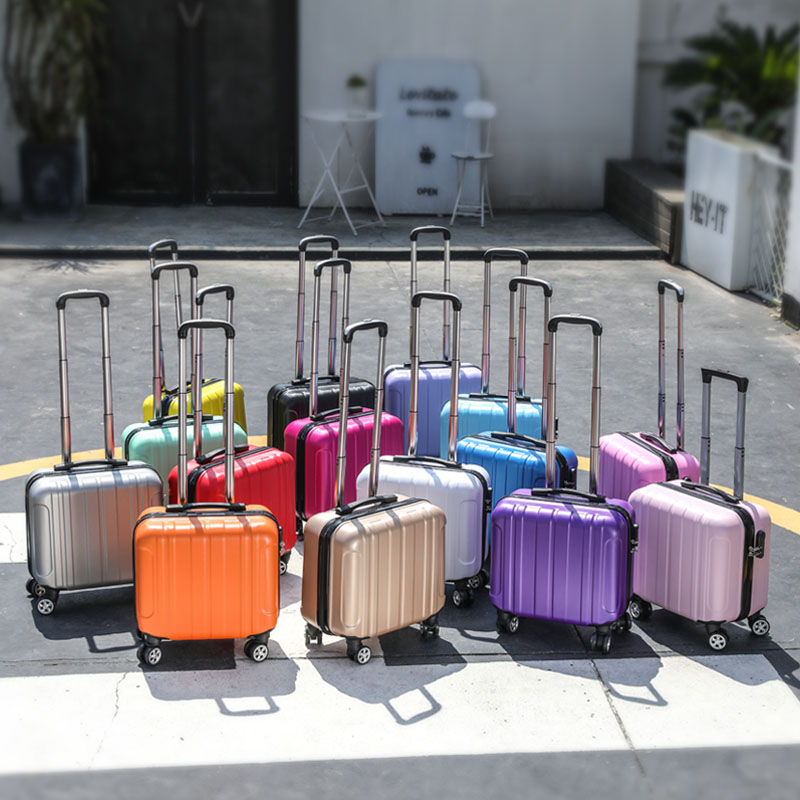 可爱行李箱男女儿童旅行箱18寸小型密码箱迷你拉杆箱1Y6卡通皮箱