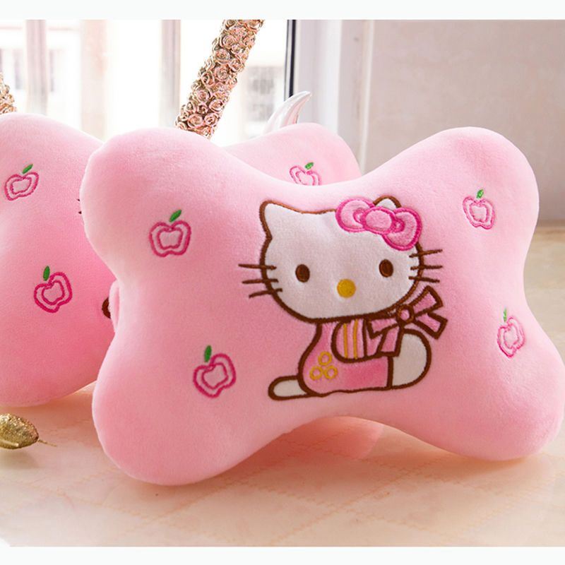 可爱车用护颈枕一对头枕四季通用D个性卡通车枕腰靠车内用品抱枕