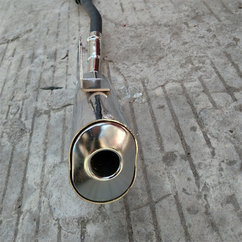 改装排气管 AX1p00 2冲程越野摩托 膨胀包谐震管