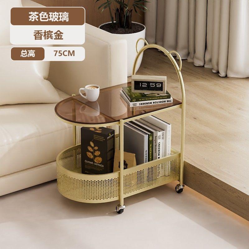 客厅置物架沙发边几茶几推