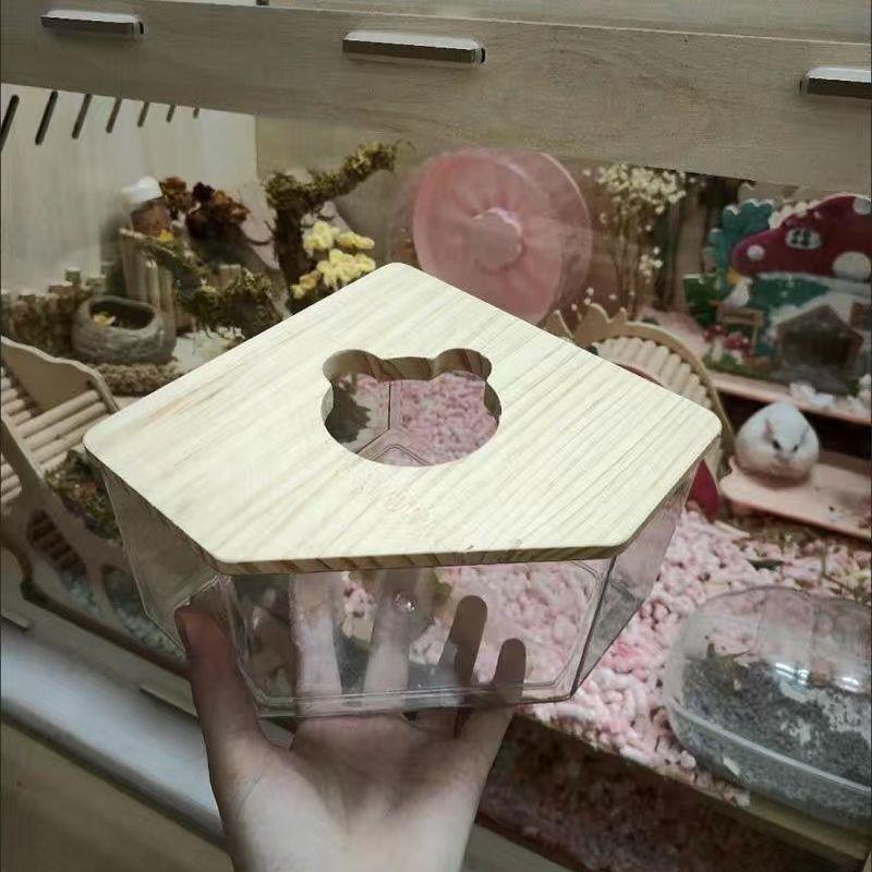 仓鼠浴室浴房厕所两用金丝