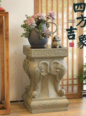 户外庭院仿石墩凳摆件花园