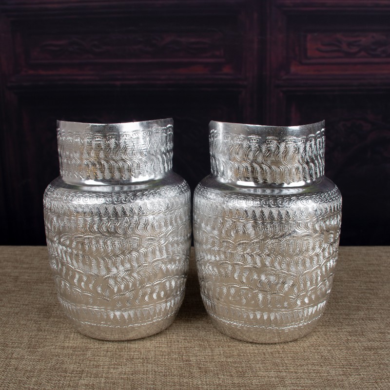 泰国冷水壶大容量果汁壶扎壶复古锡制凉水壶冷饮酒壶泰式餐具