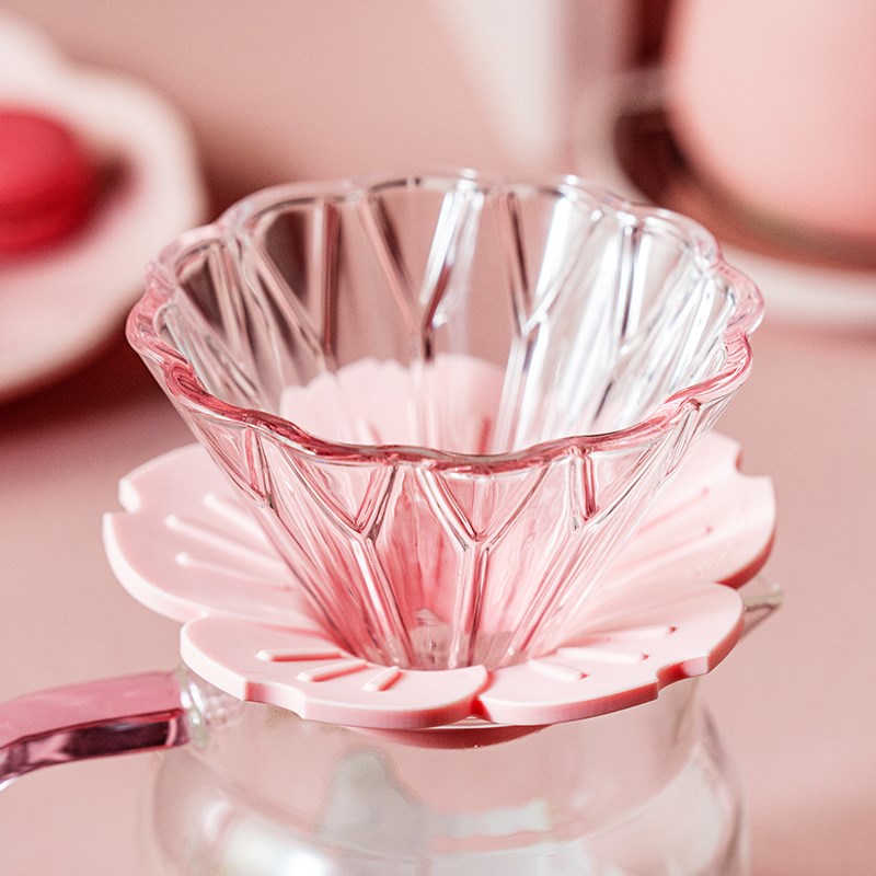 雪昂手冲咖啡滤杯 v60滤杯玻璃陶瓷滤杯滴漏过滤器咖啡套装聪明杯