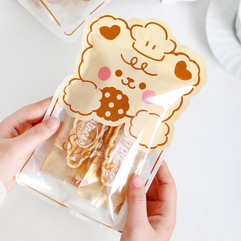 2024新年饼干包装袋龙年曲奇糖果袋子创意奶P枣自立袋雪花酥自封