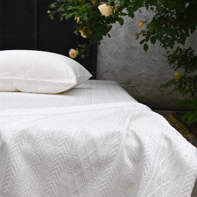 高货尾货 e夏季可铺可盖抗菌抑菌双人毯子 竹纤维+精梳棉凉感床盖