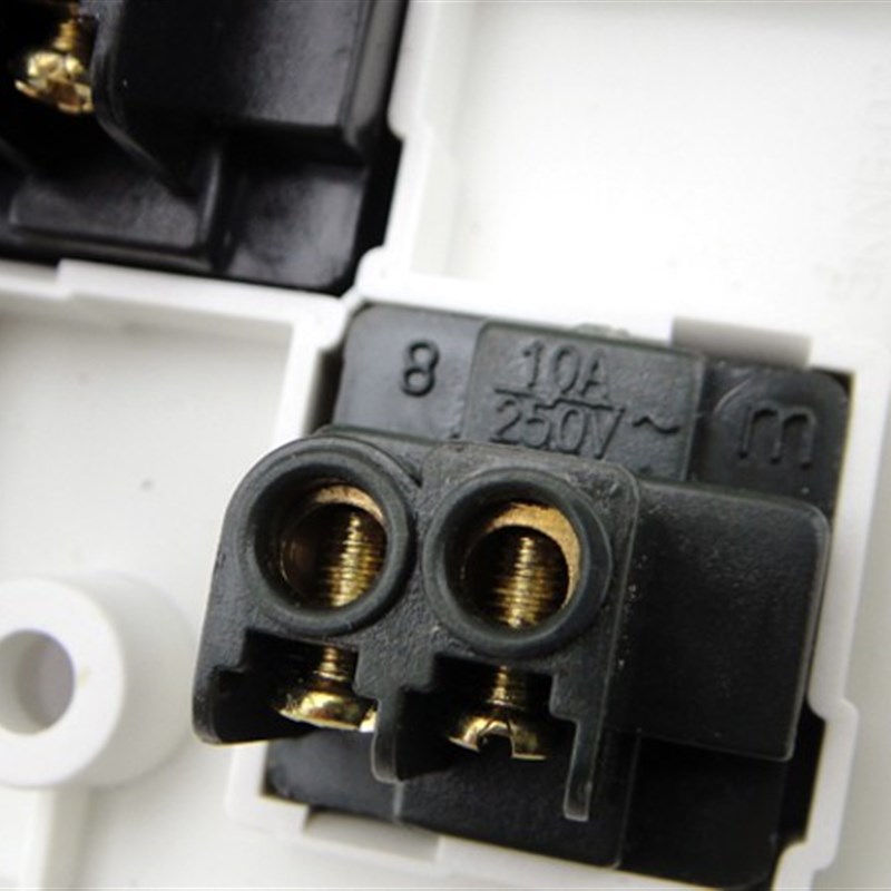 包邮松易四开电源开关面板4位开关墙壁开关插座单控V86型明装暗装