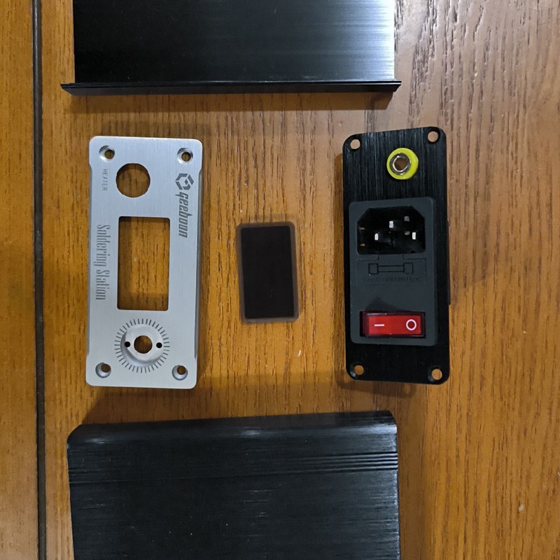 T12 T245焊台铝合金外F壳120mm CNC面板