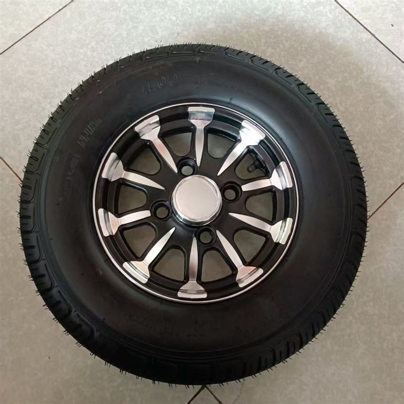 盛昊F3F6轮圈轮胎400-10轮毂轮胎450J-10轮胎轮圈新能源四轮电动