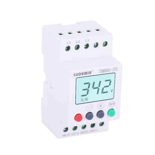 液晶显示三相电源过压欠压缺相错相断相保护器电梯相序保护继电器