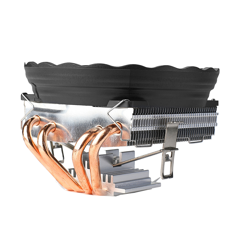寒霜四铜管CPU散热器风扇1151风冷2011静音风扇下压式电脑散热器