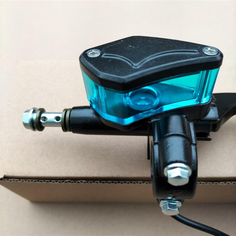 适深远009/hA7/A8/A9电动车碟刹车上泵 前后联动双油管刹车制动泵