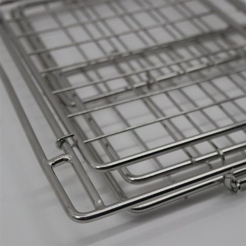 户外IGT不锈钢折叠沥水篮多功能1一单元露营菜篮配件