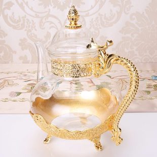 茶壶手工小茶壶家用酒壶玻璃金属壶家用咖啡壶凉水壶酒工艺品酒具
