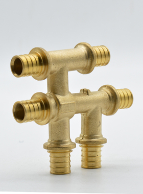 铝塑管接头 滑紧式六通mm2mmmm滑紧式管件滑式管件