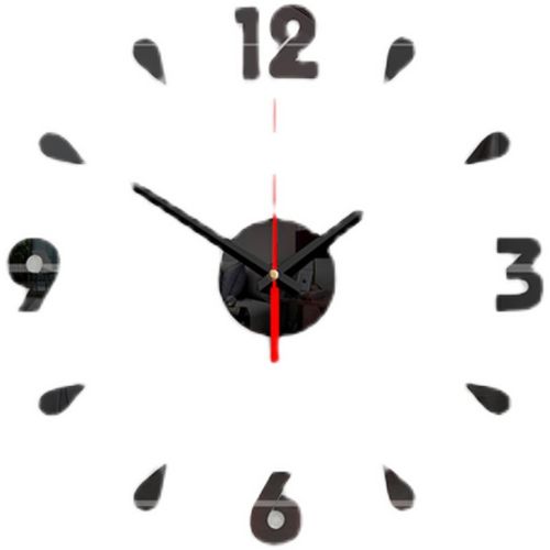 夜光免打孔钟表挂钟客厅家用时尚时钟挂墙扫秒装饰创意壁钟