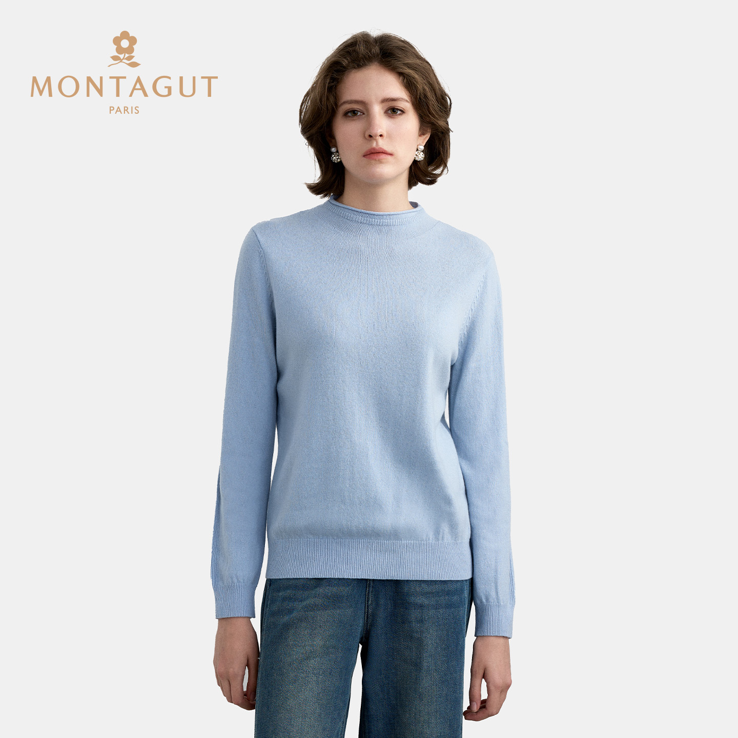 montagut梦特娇柔软羊绒毛衣
