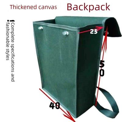 加厚耐磨大容量帆布背包工人采摘袋背包木工袋工地工具袋