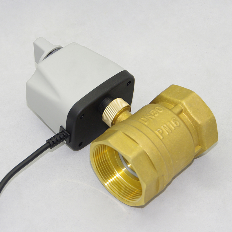 太阳能自来水环保水气三线二控DC12V2G4V手自一体二通螺纹电动球