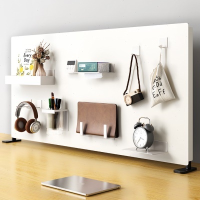 面置物架磁吸洞洞板桌上书架家用学习宿舍书桌公室收纳展示架金